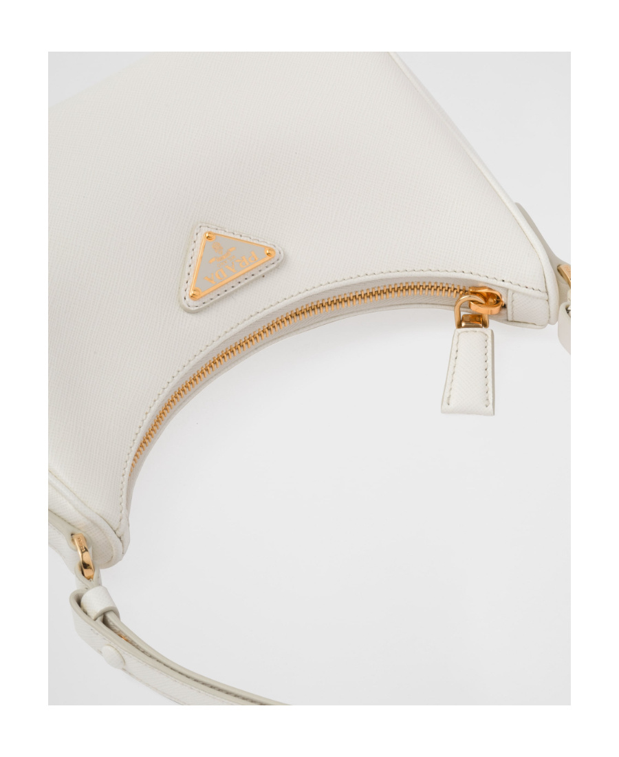 Prada Re-edition Mini Shoulder Bag In White