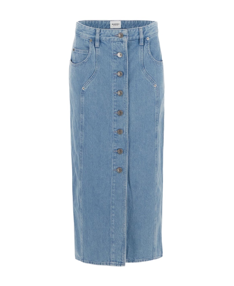 ISABEL MARANT ÉTOILE ISABEL MARANT ÉTOILE VANDY PANELLED MIDI SKIRT