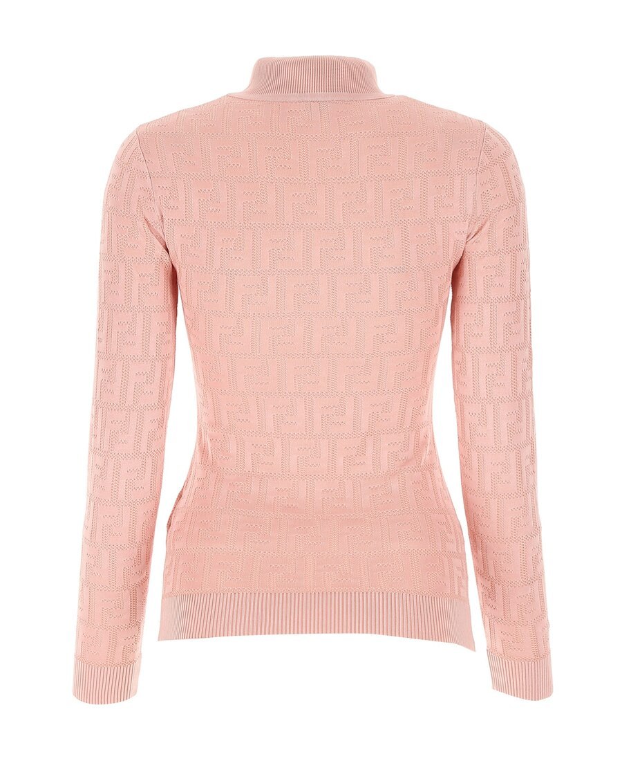 Fendi Ff Pattern Pullover In Nude