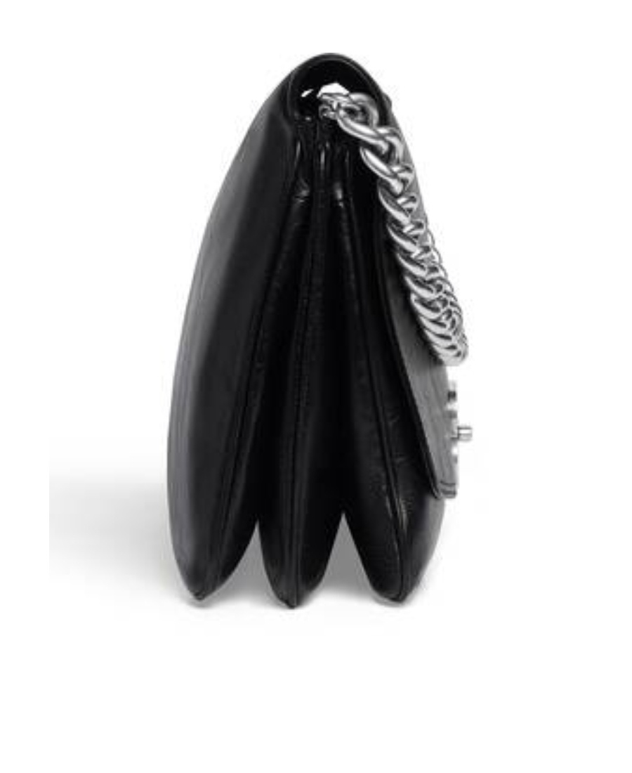 Balenciaga Large Bb Soft Shoulder Bag In Black