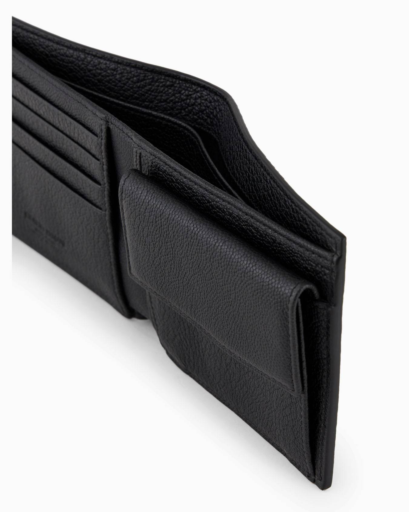 Giorgio Armani Grained-textured Leather Wallet