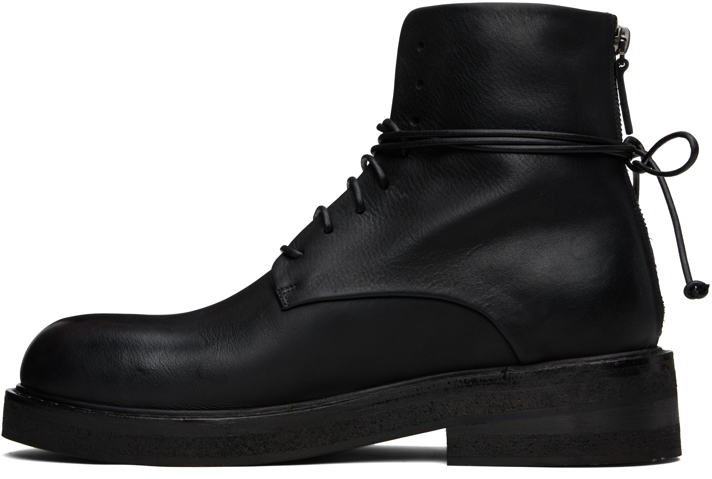 Marsèll Parrucca Combat Ankle Boots In Black