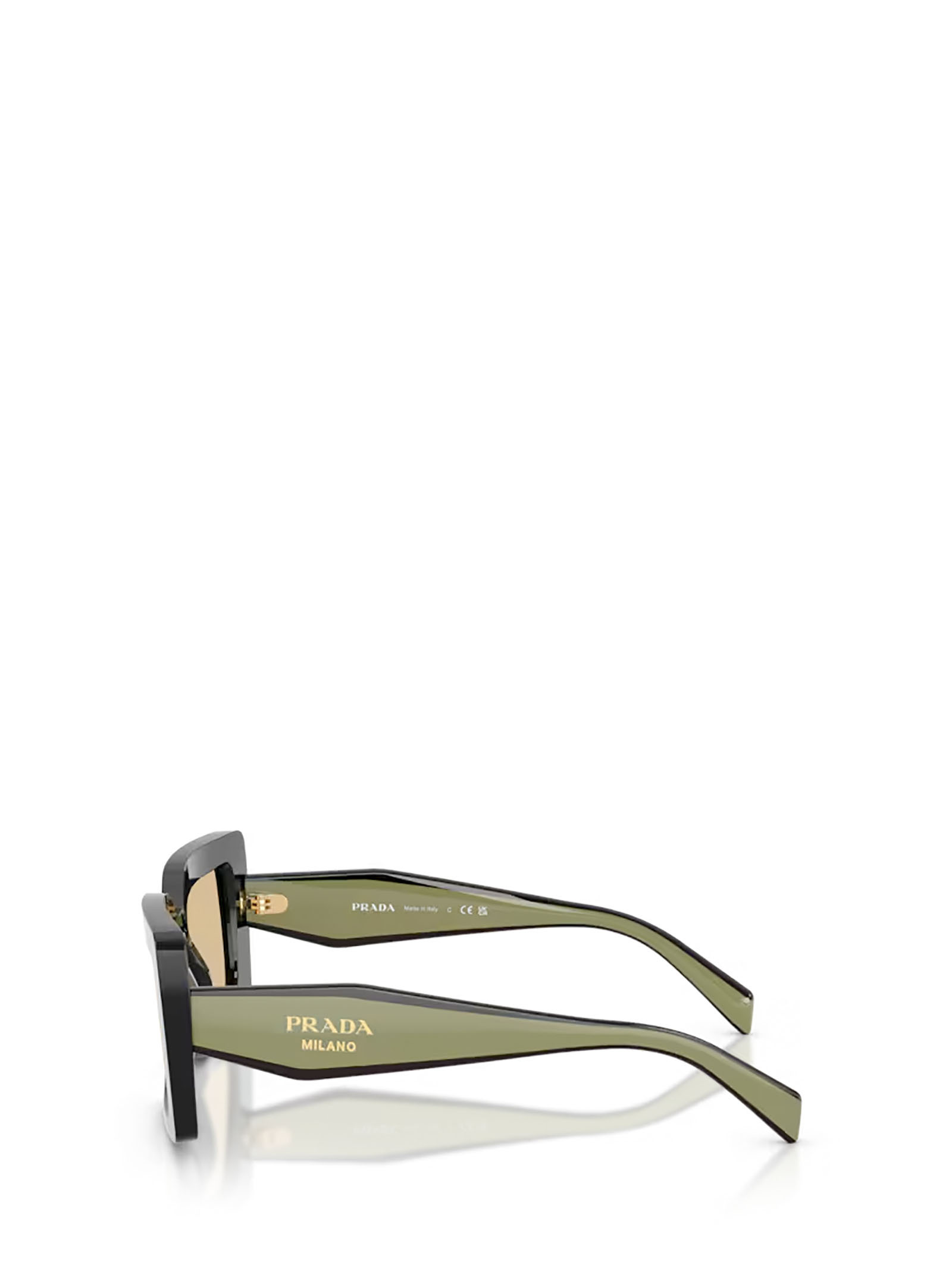 Prada Full Frame Sunglasses In Black