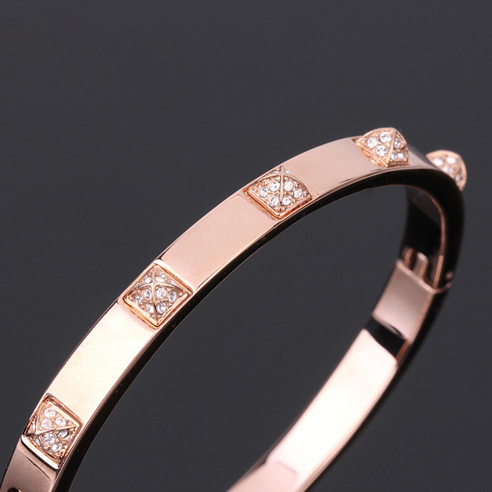 Swarovski Glass-embellished Bracelet In Yellow