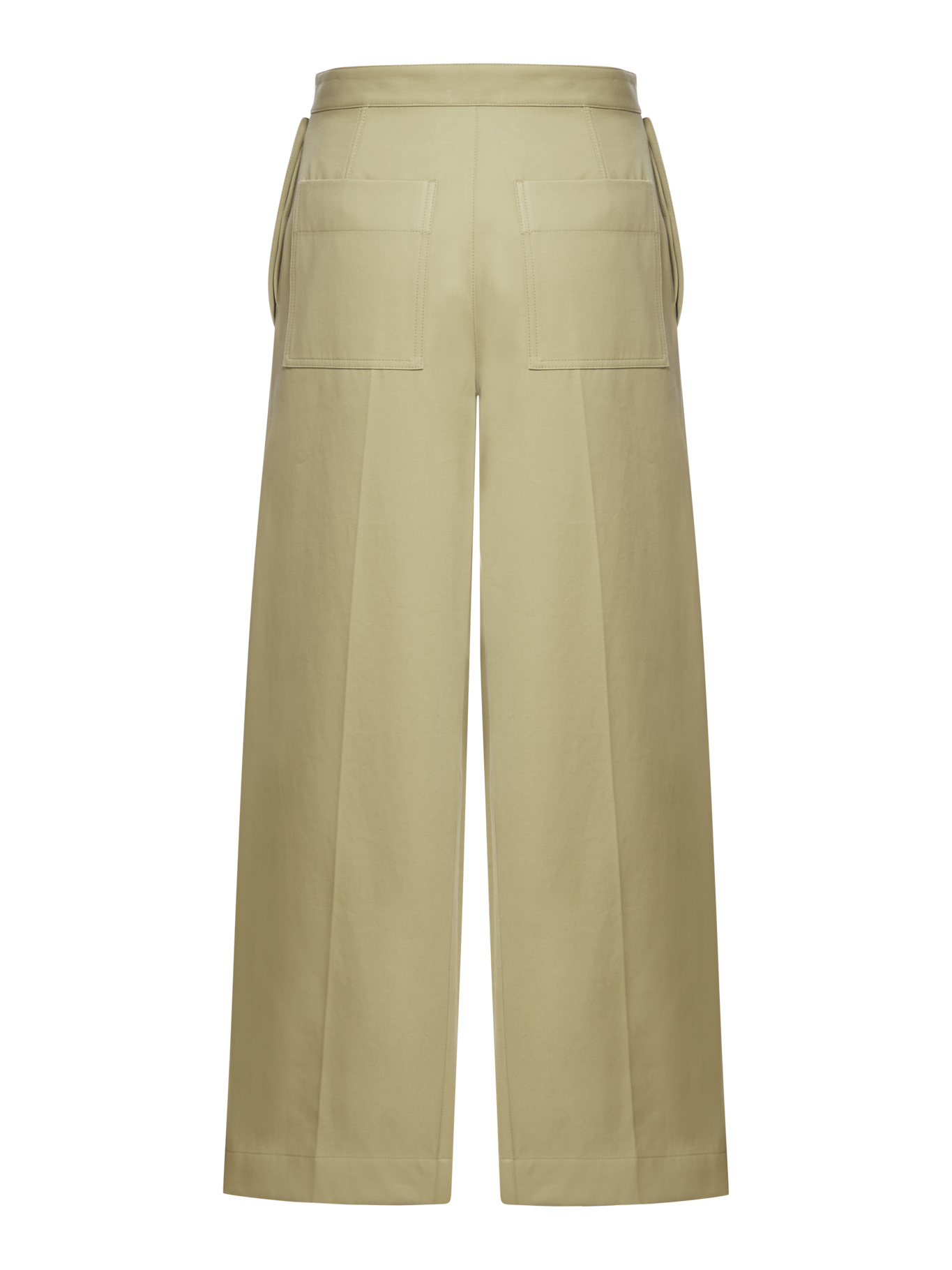 BOTTEGA VENETA COTTON TWILL TROUSERS