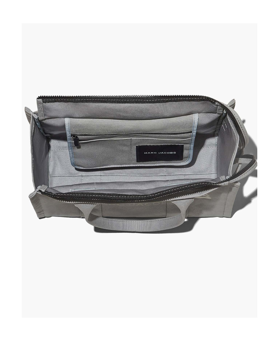 Shop Marc Jacobs The Large Tote Bag In Gray