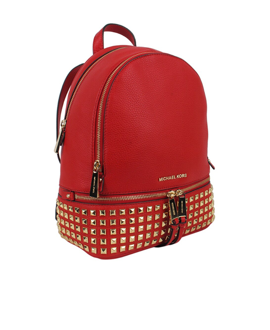 Michael Kors Rhea Large Backpack In Red