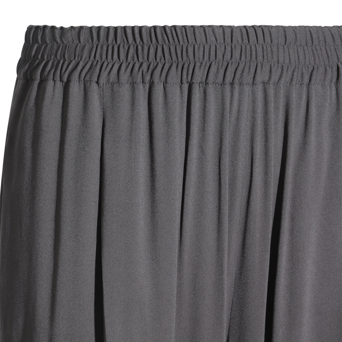 Fabiana Filippi Relaxed Fit Pleated Trousers Full Length In Gray