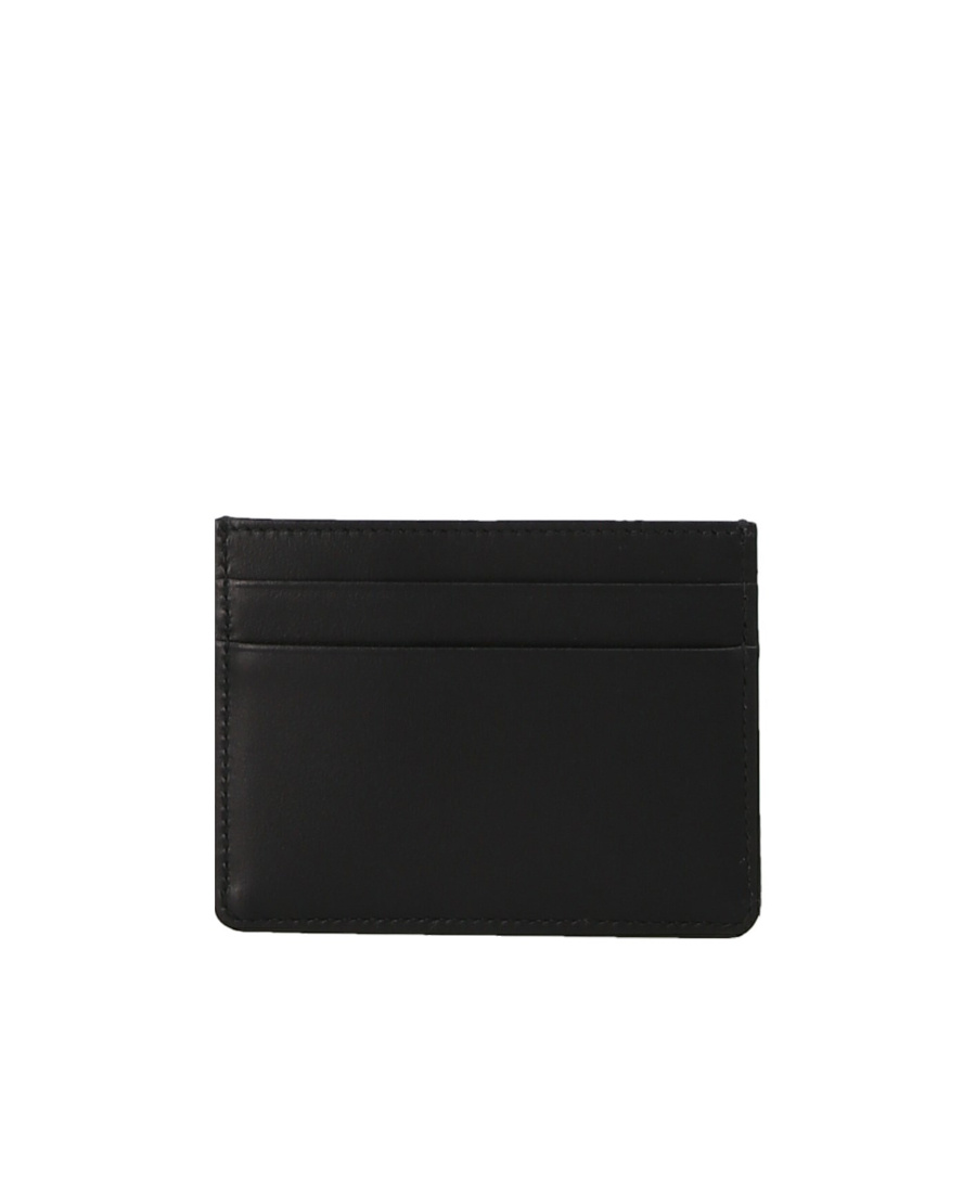 Dolce & Gabbana Logo Jacquard Card Holder In Black