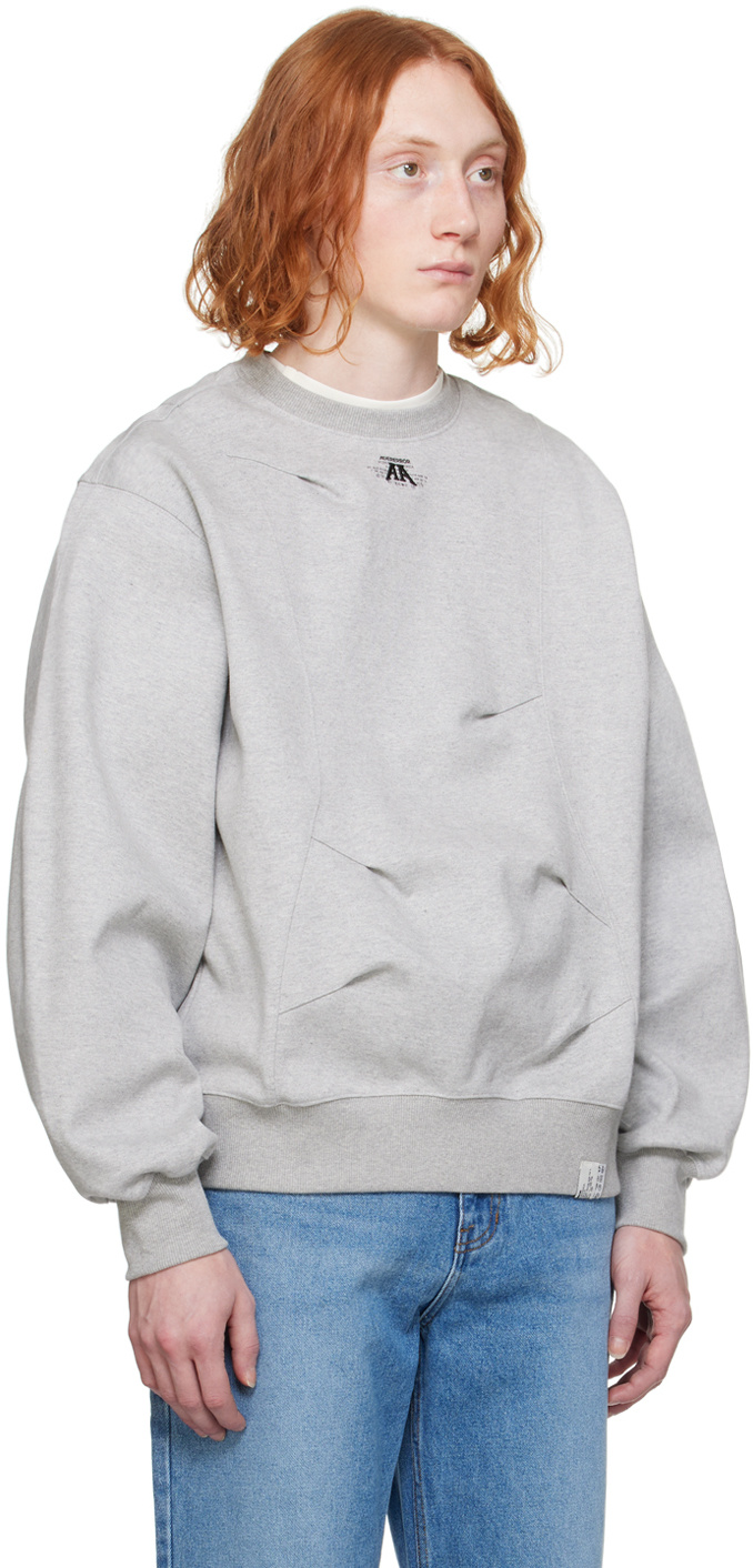 Ader Error Long-sleeved Sweater In White