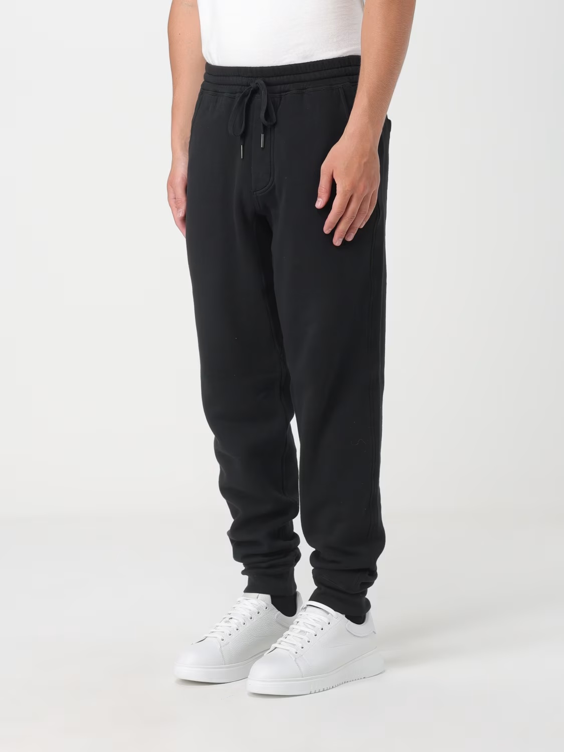 Tom Ford Cotton Blend Jogger Pants In Black