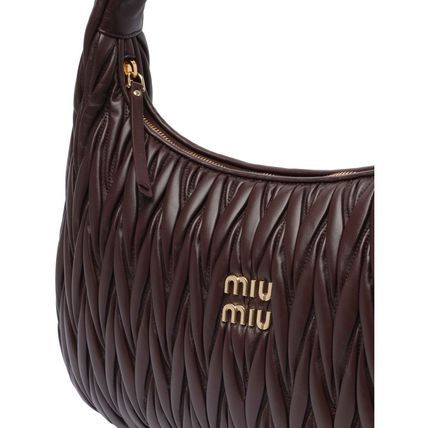 Miu Miu Logo Handbag In Black