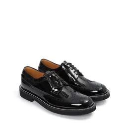 Emporio Armani Black Casual Business Shoes In Black