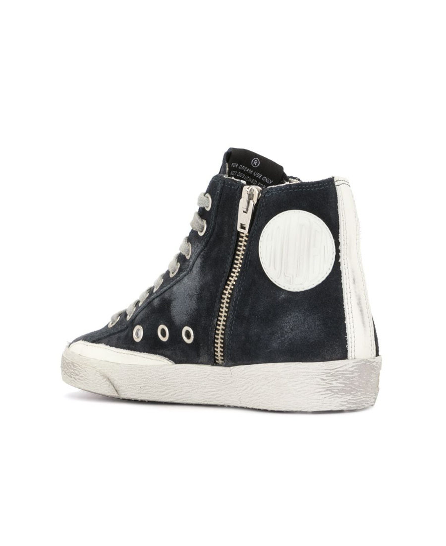 Golden Goose Francy Sneaker In Night Blue/white In Black