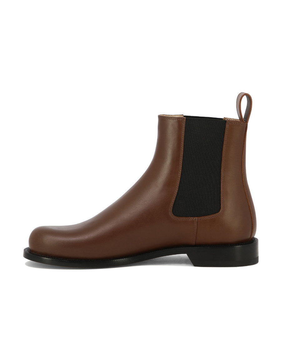Loewe Campo Chelsea Boots In Brown