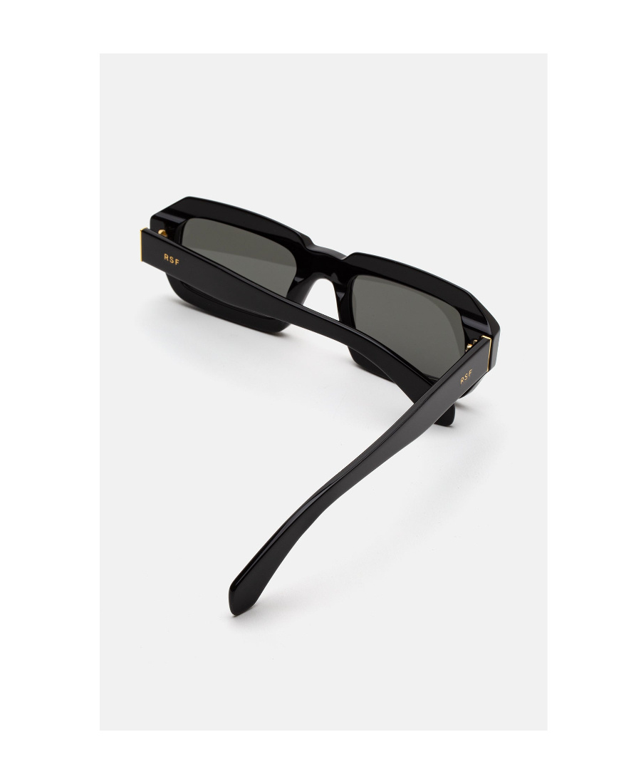 Retrosuperfuture Rectangular Frame Sunglasses In Black