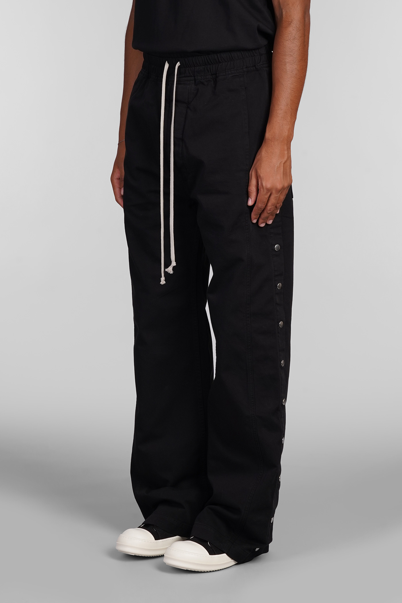 Rick Owens Drkshdw Drawstring Casual Pants In Black