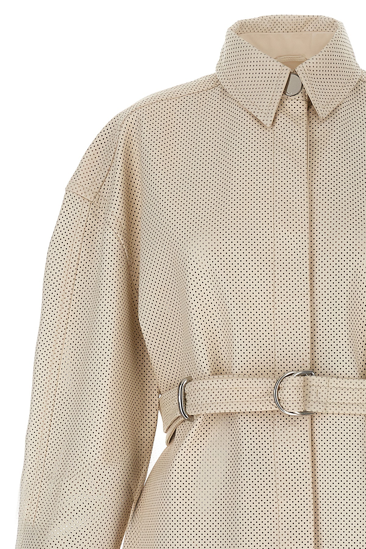 Shop Sportmax Antiope Trench Coat In Nude