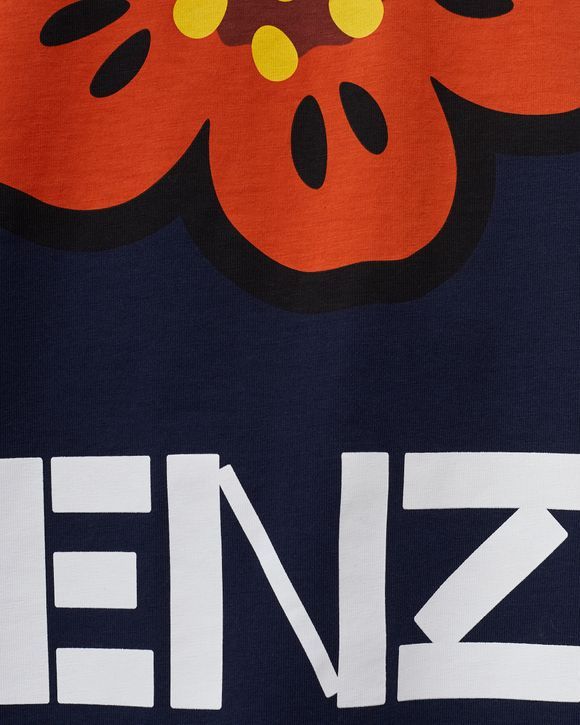 Kenzo Boke Flower T-shirt In Blue
