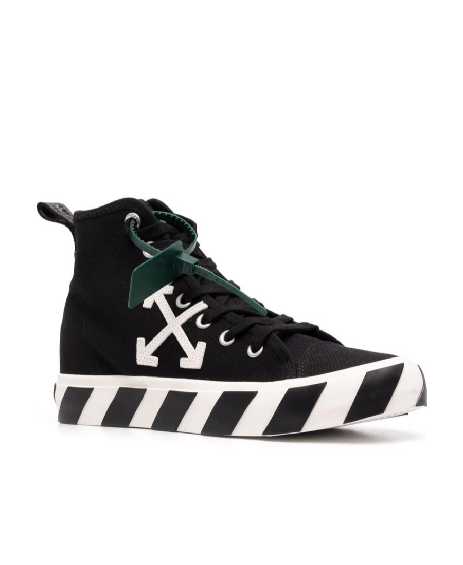 Off-white Vulcanized High-top Sneakers In Black