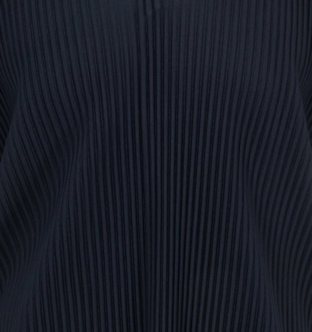 Issey Miyake Black Basics Polo Shirt In Black