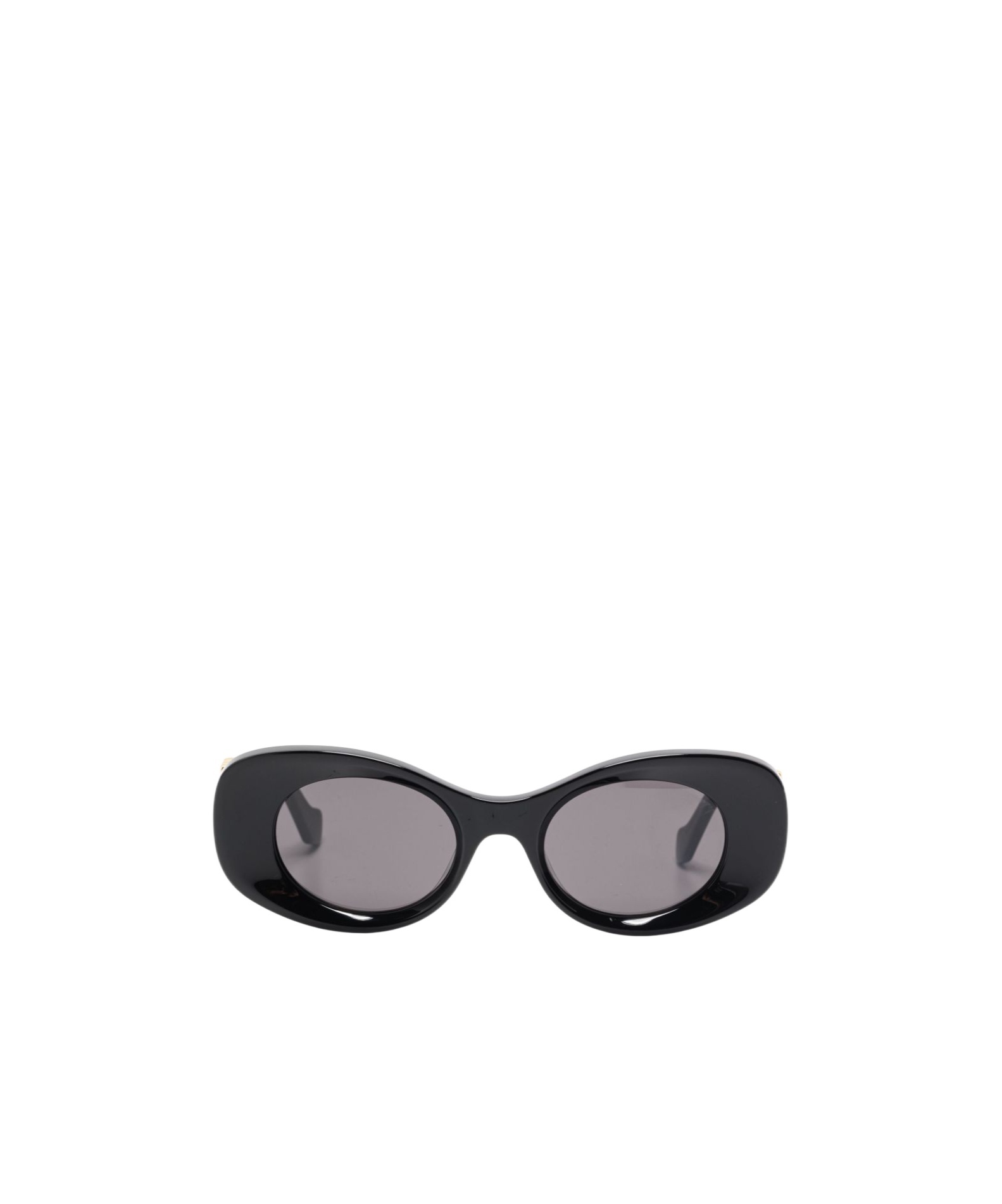 Loewe Beveled Oval Maxi Anagram Sunglasses For Woman In Black