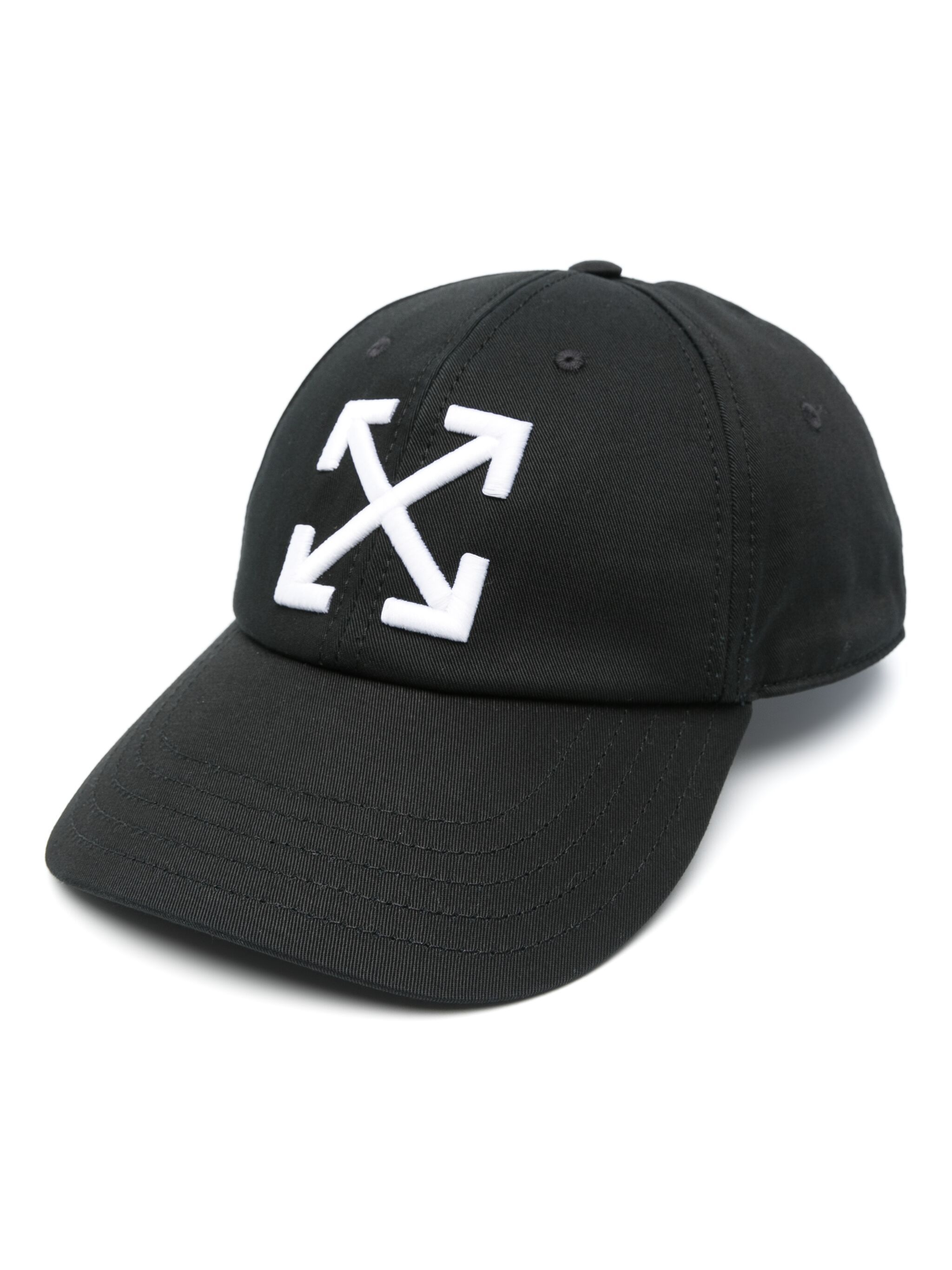 Shop Off-white Arrow Drill Cap In Black