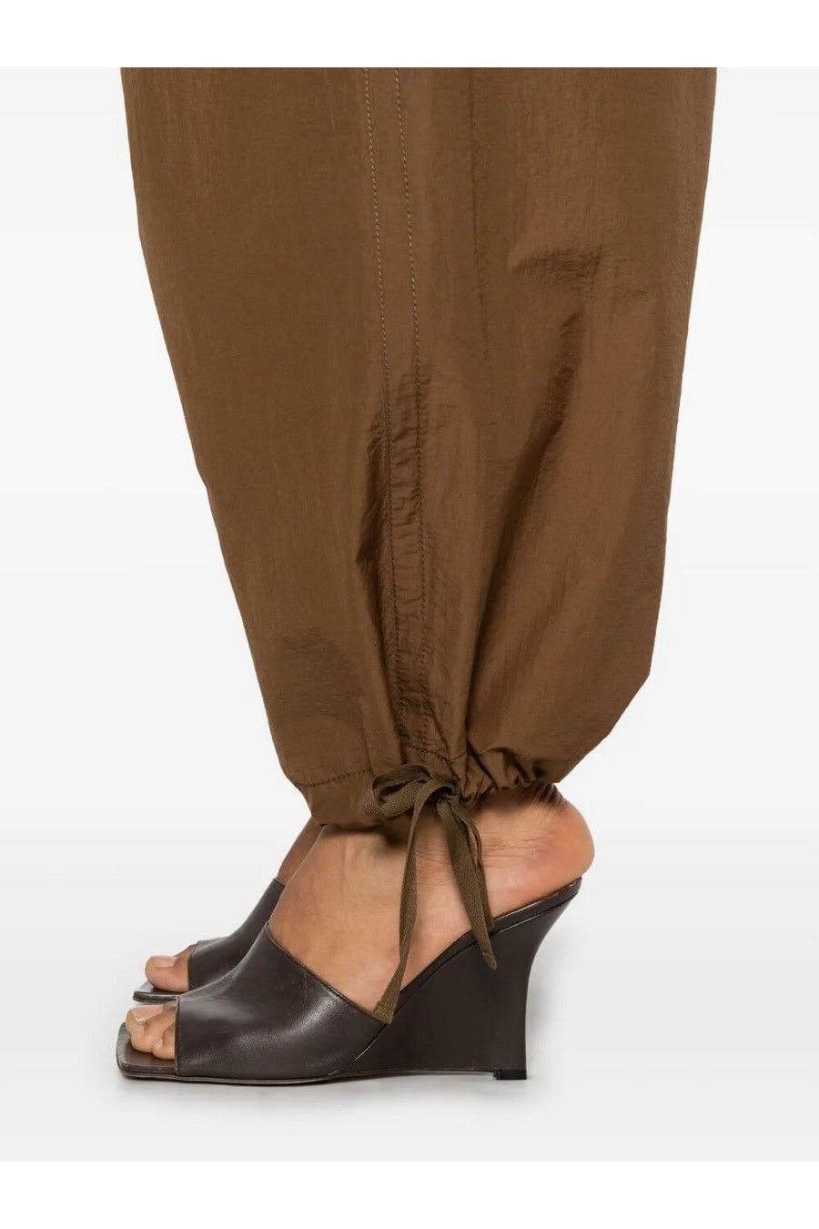 Philosophy Di Lorenzo Serafini Relaxed Fit Trousers With Tapered Leg In Brown