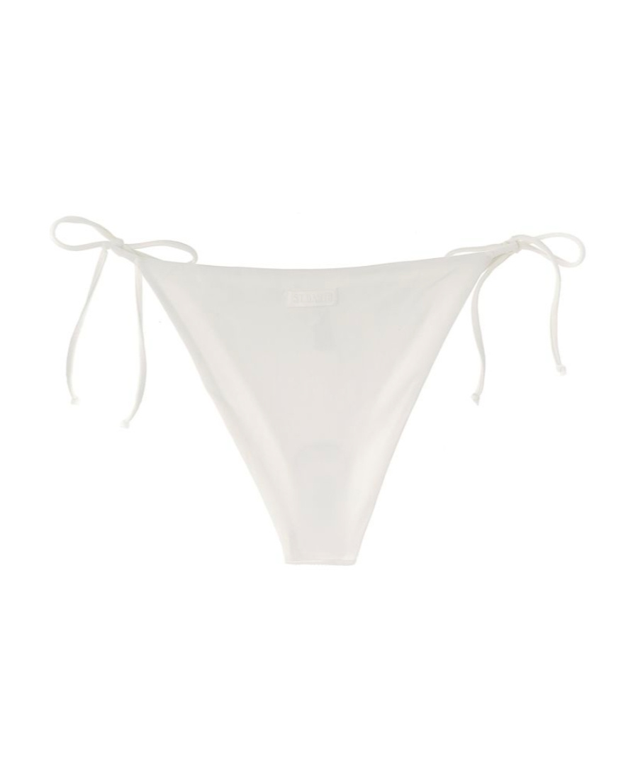 Mc2 Saint Barth Virgo Bikini Bottoms Beachwear White In White