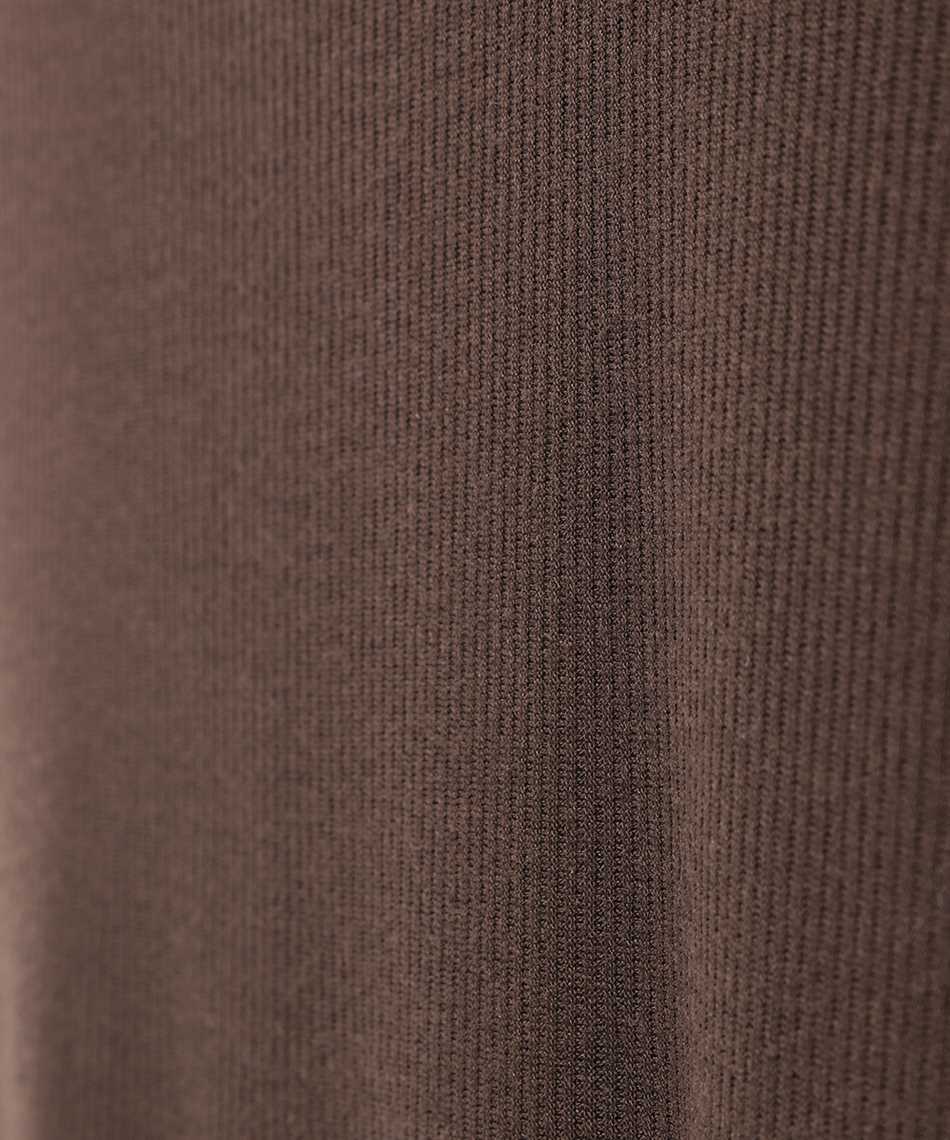 KHAITE FINE-RIBBED MIDI SKIRT