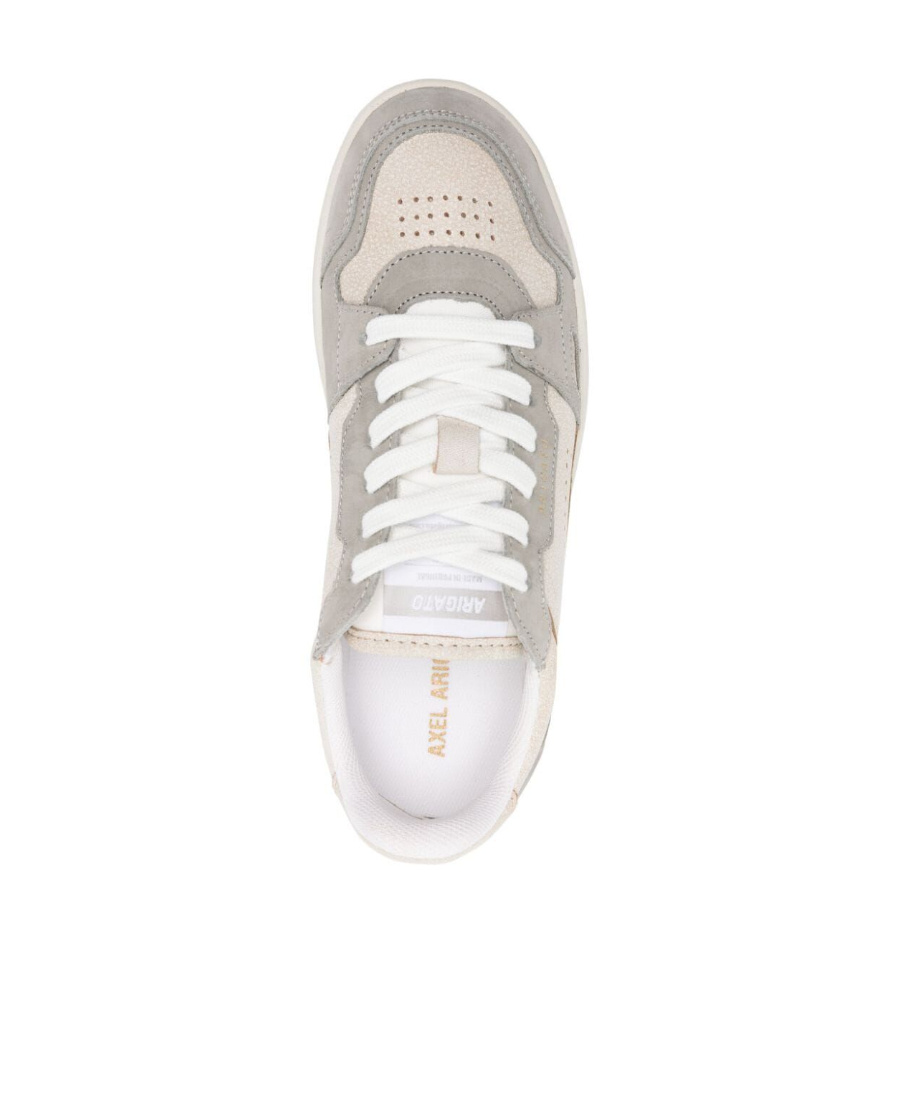 Axel Arigato Dice Lo Suede Panelled Sneakers In White
