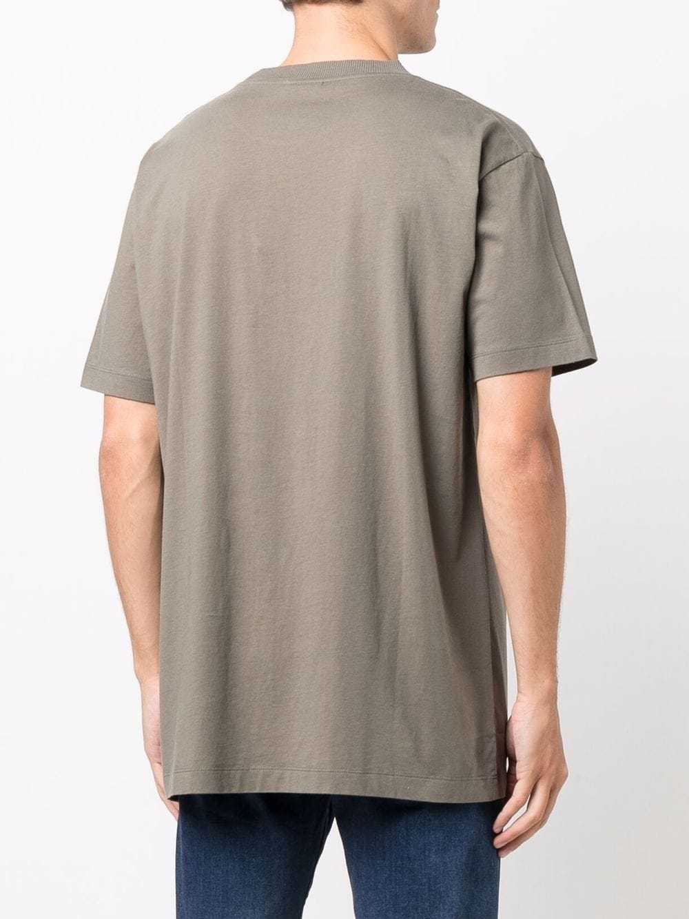 Marcelo Burlon County Of Milan Necklace-print T-shirt In Gray