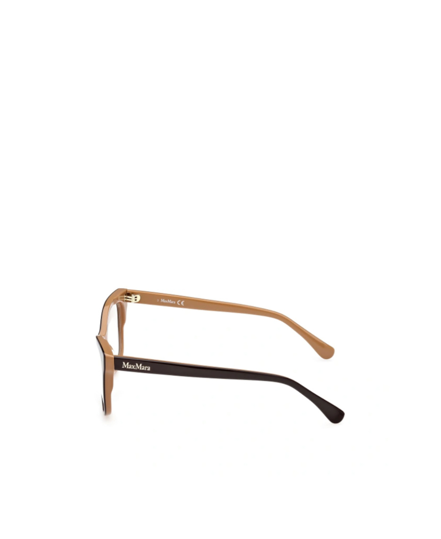 Max Mara Logo Flat Mirror In Brown