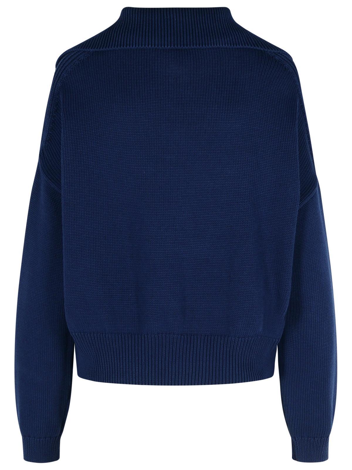 Closed Navy Organic Cotton Sweater In Blue