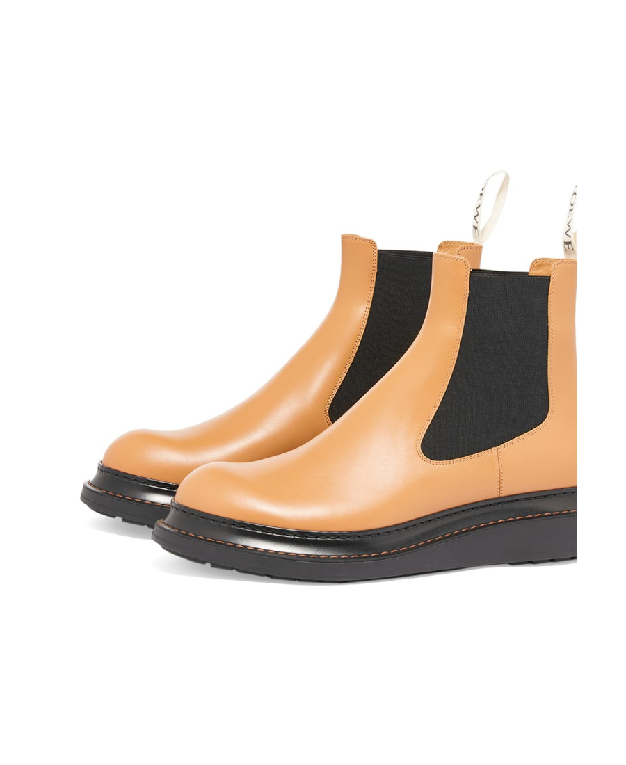 Loewe Logo Chelsea Boots In Black