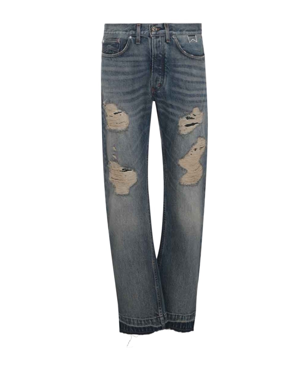 Rhude Beach Bum Loose-fit Jeans In Black