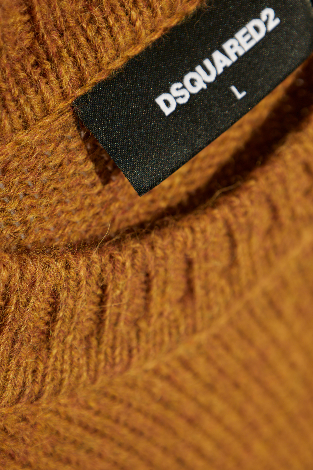 Dsquared2 Mélange-effect Jumper In Brown