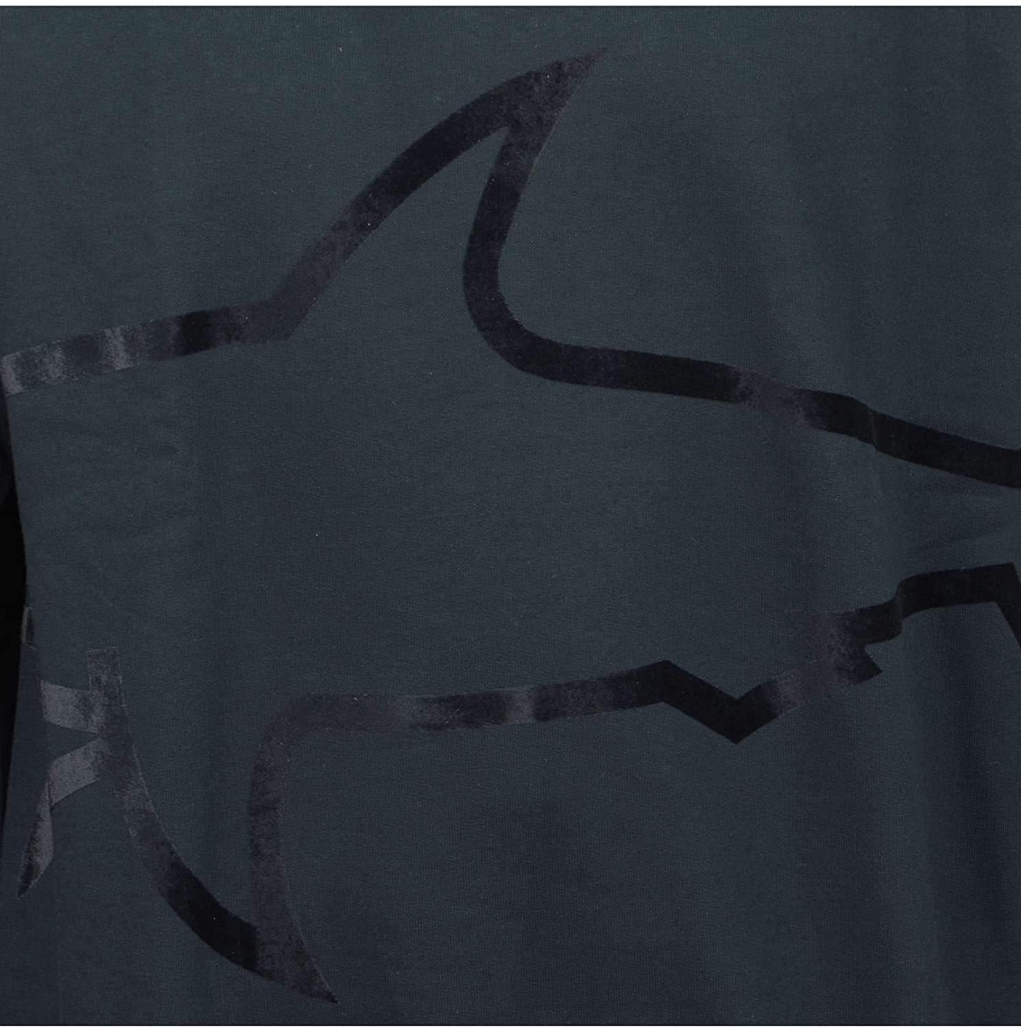 Paul & Shark Round-necked Logo Sweater In Black