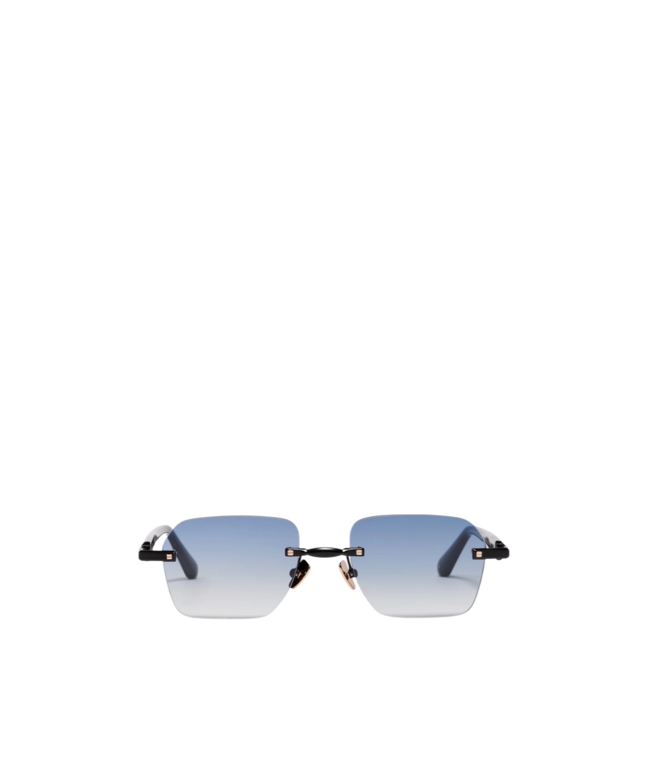 John Dalia Geometric Lens Sunglasses In Blue