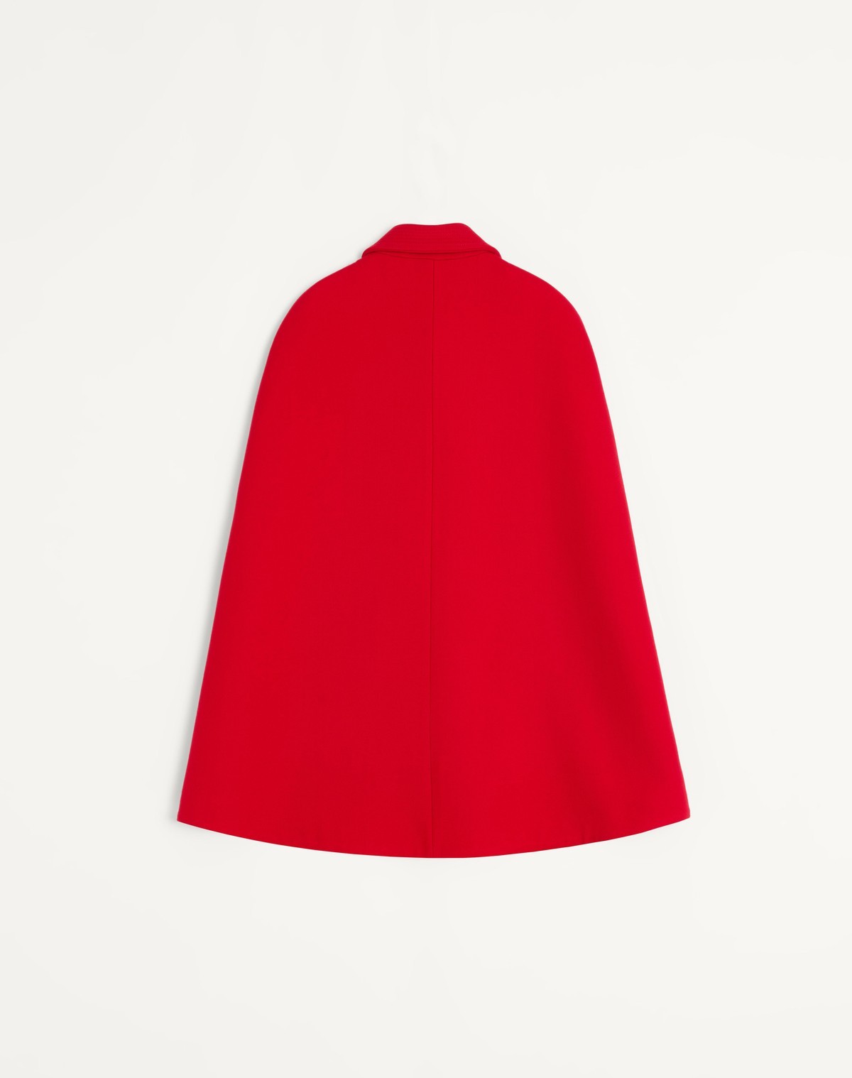Valentino Drill Double Cape Woman Red 42 In Red