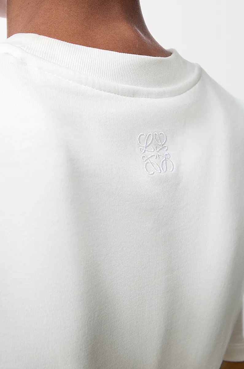 Loewe Twist-detail T-shirt In White