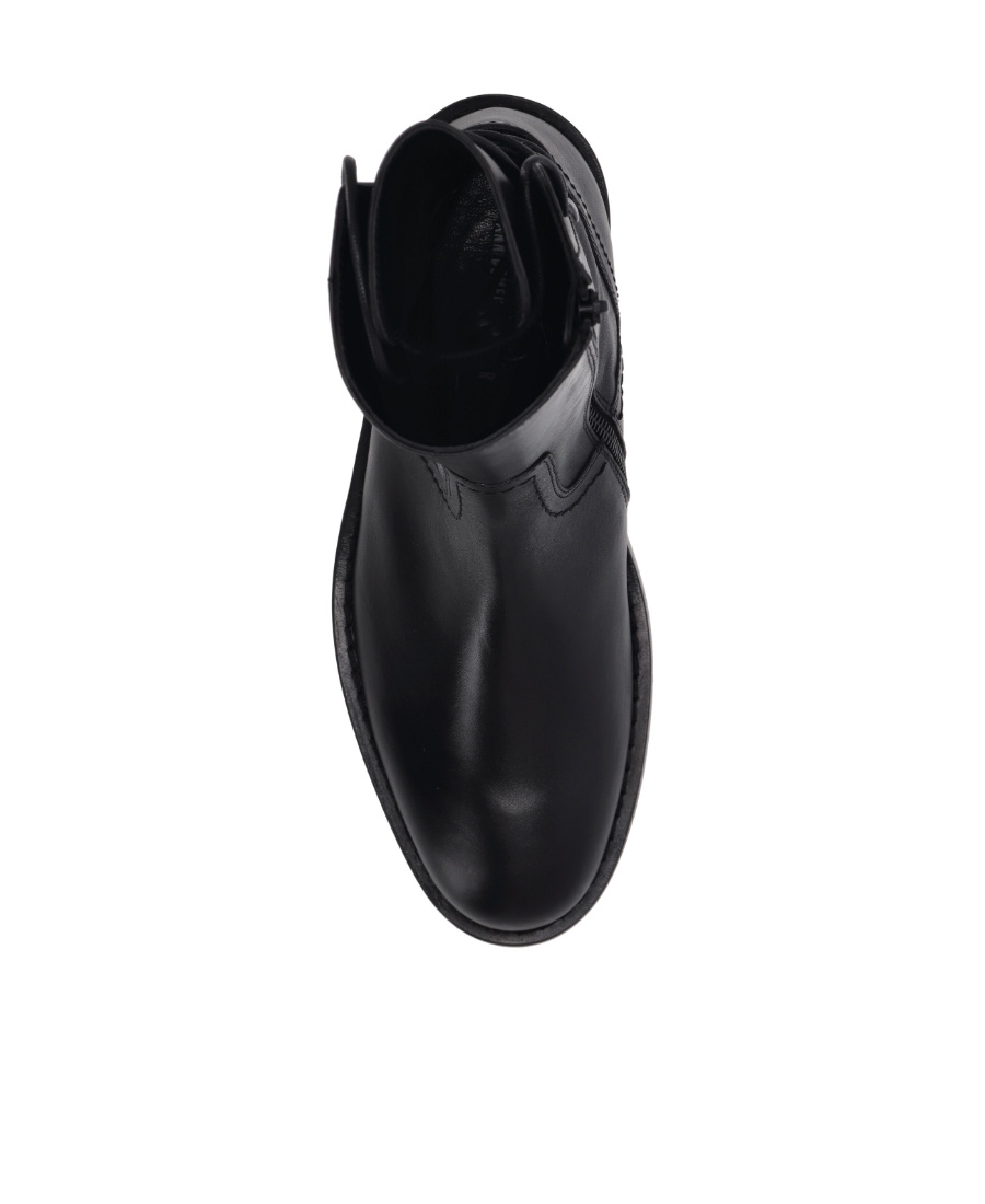 Ann Demeulemeester Round-headed Boots In Black