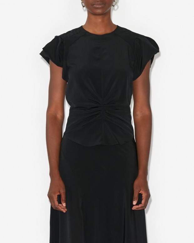 Isabel Marant Short Sleeved Shirt In Black