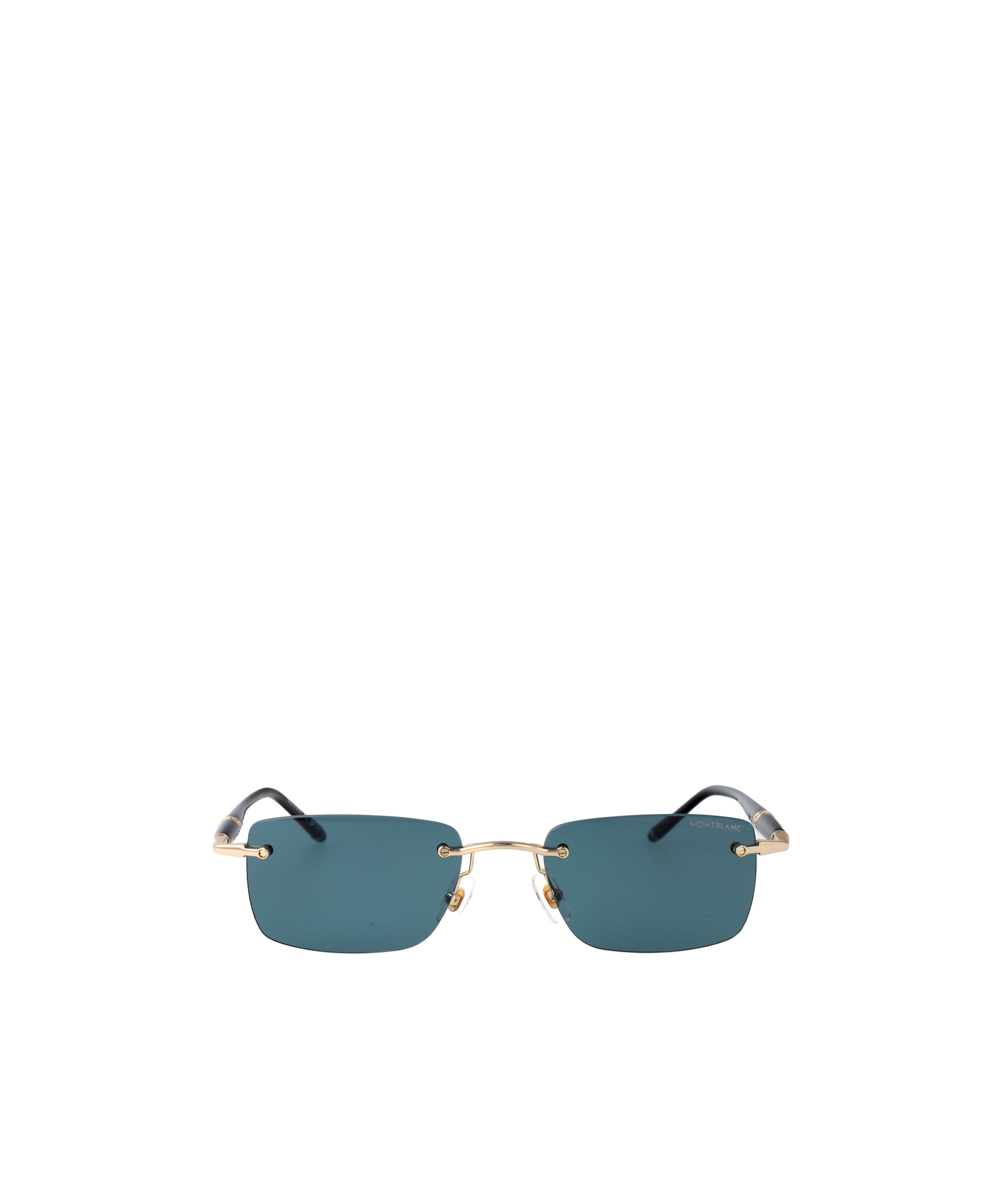 Montblanc Sunglasses Mb0344s In Gold-black-green