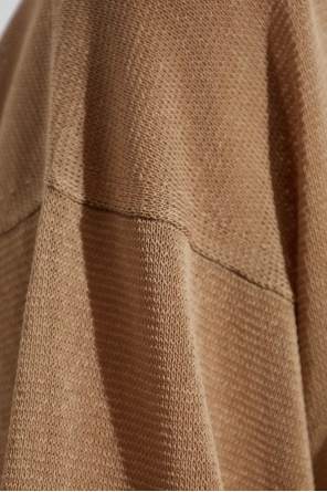 Max Mara Short-sleeved Sweater In Brown