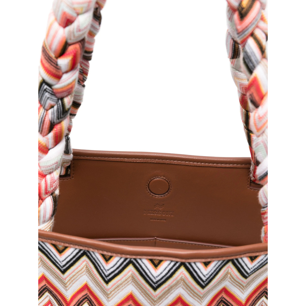 MISSONI ZIGZAG-WOVEN TOTE BAG