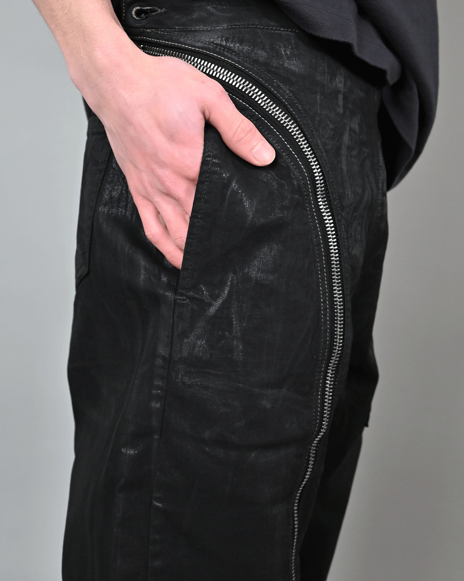 Rick Owens Drkshdw Black Hollywood Aircut Jeans In Schwarz