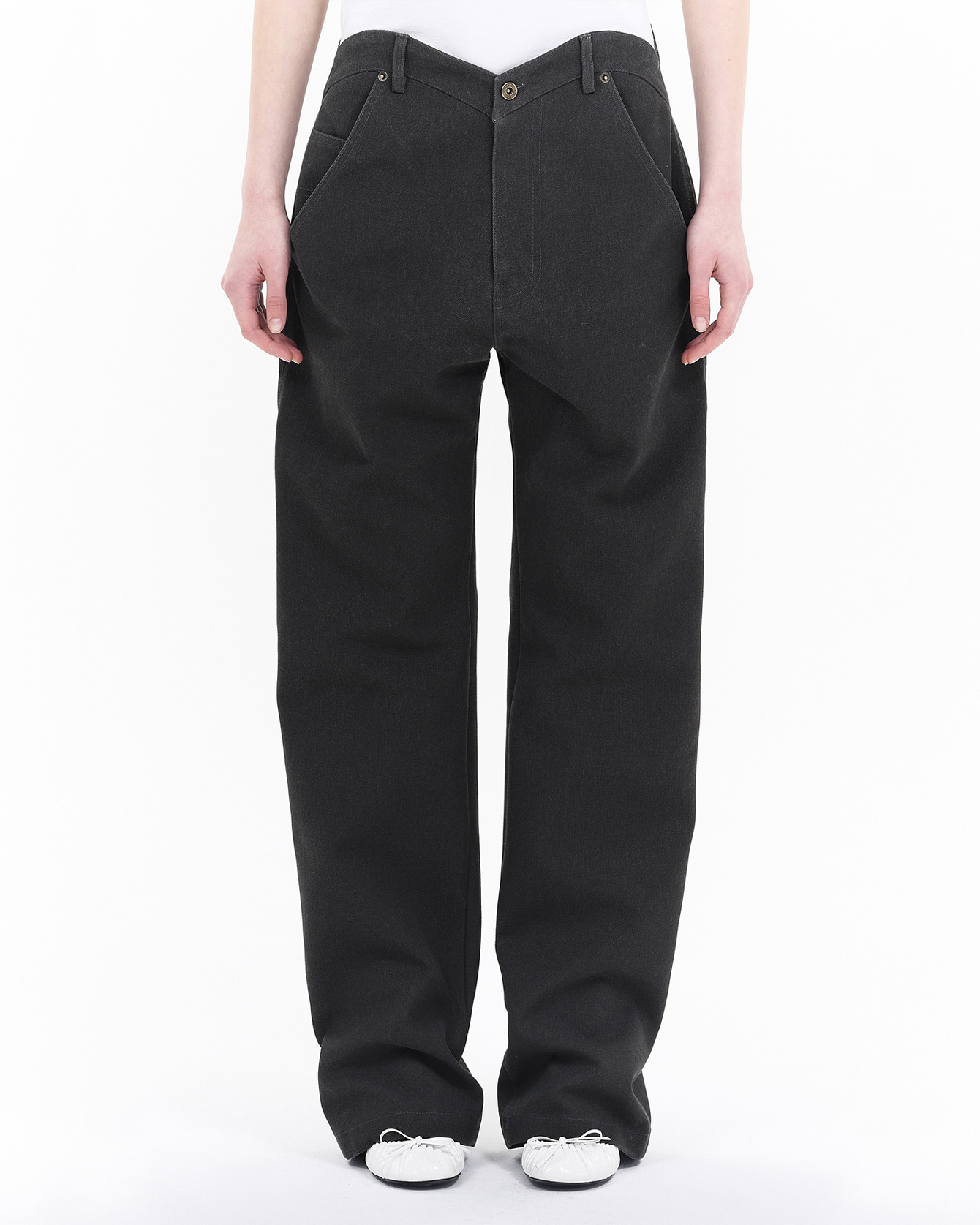 We11 Done Multi-pocket Jeans In Black