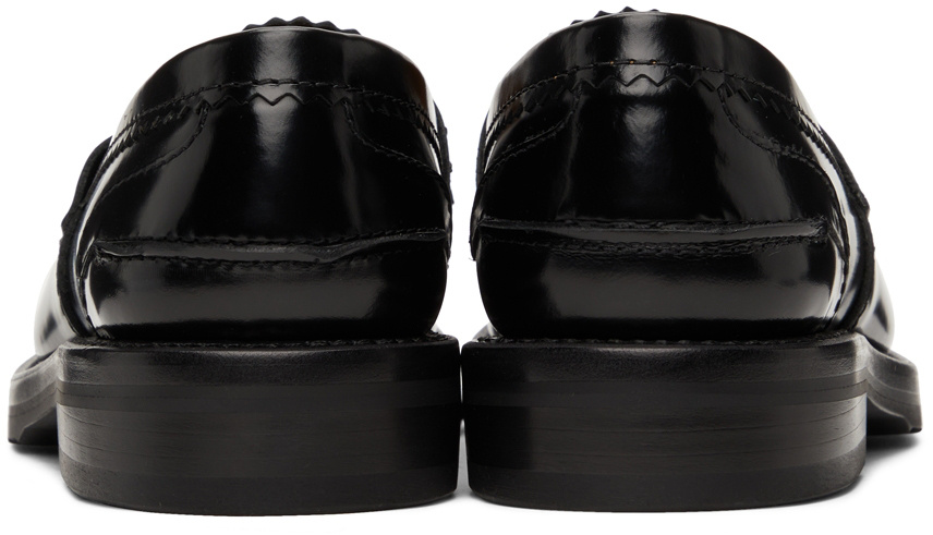 Our Legacy Fringed Slip-on Loafers In Black