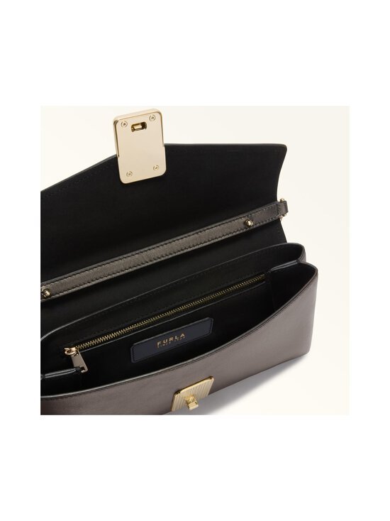 Furla Chain Shoulder Bag In Gray
